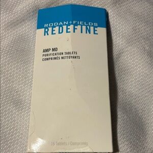 Rodan + Fields REDEFINE AMP MD Purification Tablets - White & Blue Accent